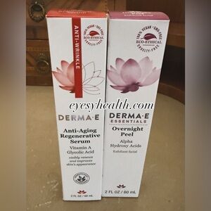 Derma E Anti-Aging Serum and Overnight Peel Set